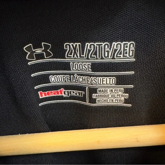 Under Armour Men's Black Polo Shirt - Picture 3 of 5